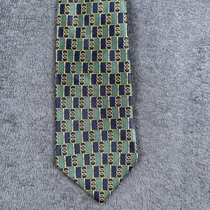 Firenze Mens Necktie Green 100% Silk Tie Made In Italy